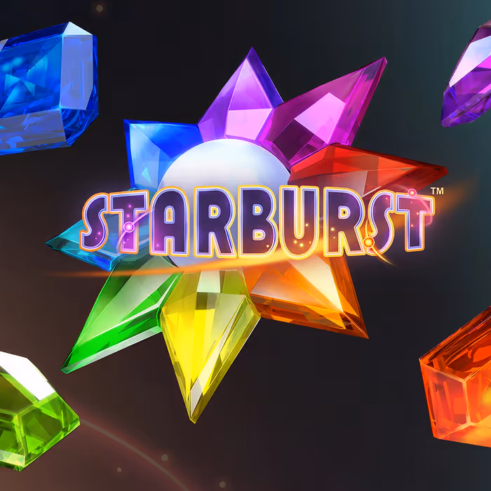 Starburst - Classic NetEnt slot with expanding wilds and vibrant gem symbols
